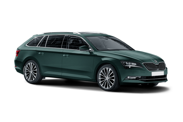 Skoda Superb Combi green